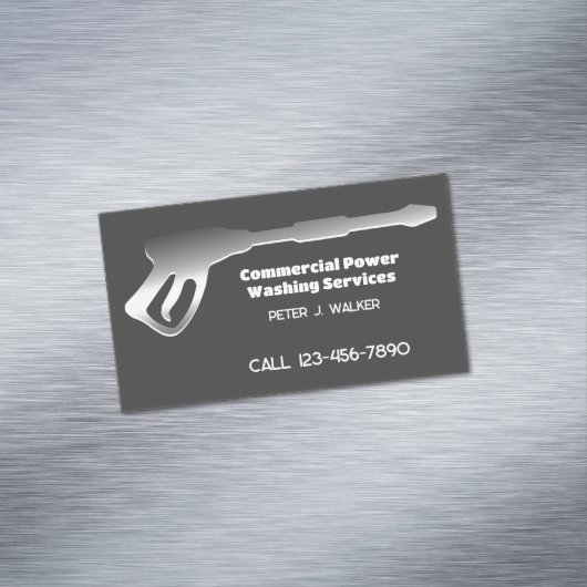 業務用圧力洗浄プレミアム マグネット名刺 (インサイチュ)