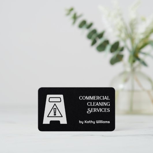 業務用掃除機 名刺 (スタンド正面)