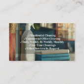 業務用清掃サービスハウスキーピング 名刺 (裏面)