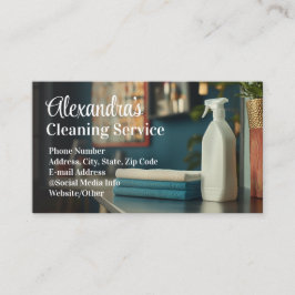 業務用清掃サービスハウスキーピング 名刺