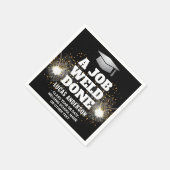 業務用溶接トーチ&スパークス溶接機の卒業 スタンダードカクテルナプキン (角)