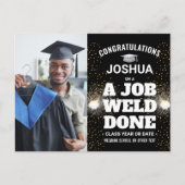 業務用溶接トーチ&スパークス溶接機の卒業 案内ポストカード (正面)