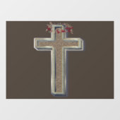 業務用窓ステッカー 茶色の背景 ウィンドウサイン (シート)