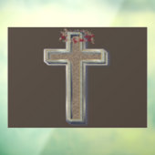 業務用窓ステッカー 茶色の背景 ウィンドウサイン (シート3)