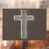 業務用窓ステッカー 茶色の背景 ウィンドウサイン (シート2)