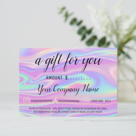 業務用贈与証モダン券自筆証書 (スタンド正面)