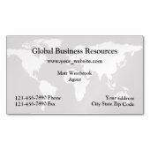 業務用配送・物流サービス マグネット名刺 (正面)