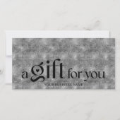 業務用銀黒祝日商品券 (正面)