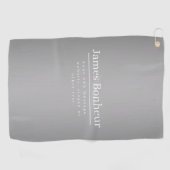 業務等の編集可能な販促テンプレート ゴルフタオル (横)