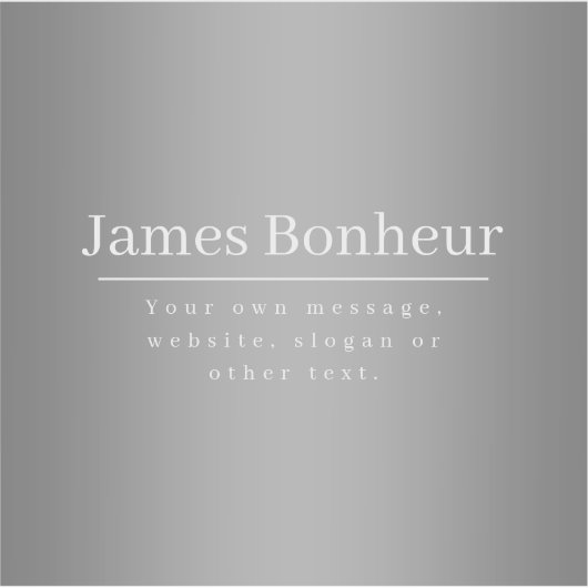 業務等の編集可能な販促テンプレート シール (正面)