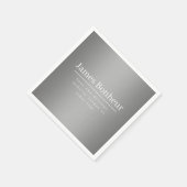 業務等の編集可能な販促テンプレート スタンダードカクテルナプキン (角)