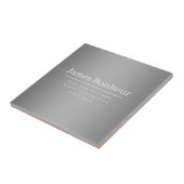 業務等の編集可能な販促テンプレート タイル (側面)