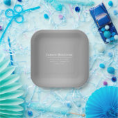 業務等の編集可能な販促テンプレート ペーパープレート (パーティー)