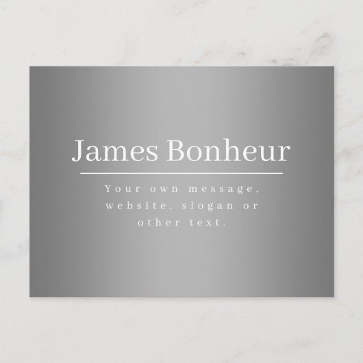 業務等の編集可能な販促テンプレート ポストカード (正面)