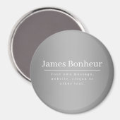 業務等の編集可能な販促テンプレート マグネット (正面/裏面)