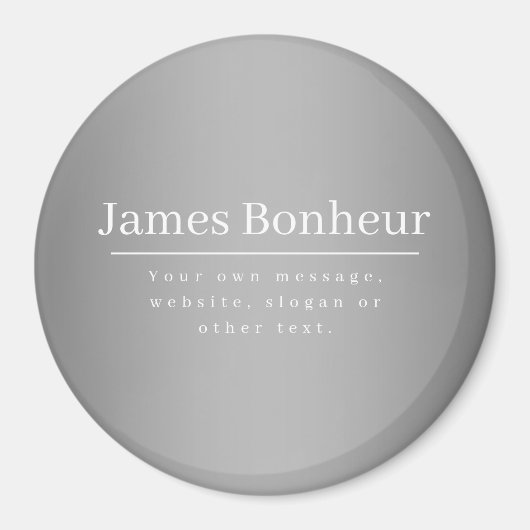 業務等の編集可能な販促テンプレート マグネット (正面)