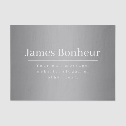 業務等の編集可能な販促テンプレート 薄葉紙 (正面)