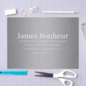 業務等の編集可能な販促テンプレート 薄葉紙 (クラフト)