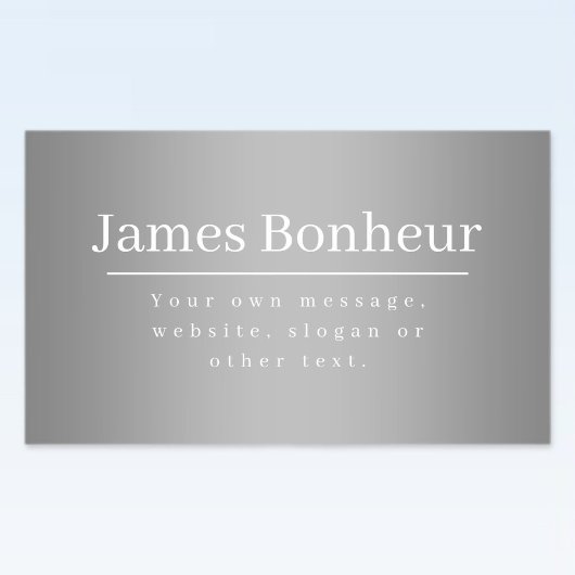 業務等の編集可能な販促テンプレート 長方形シール