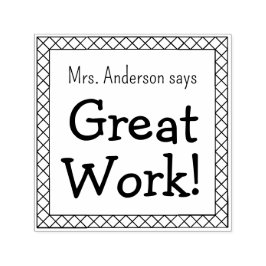 業務素晴らし先生のパーソナライズされた教室 セルフインキングスタンプ