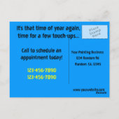 業務絵を描用紹介芸術的はがき ポストカード (裏面)