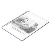 業務評おもしろい価ユーモア手帳 ノートブック (左側)