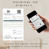 業務請求書売上入金モノグラムQrコード