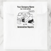 業務車のシールの修復 スクエアシール (バッグ)