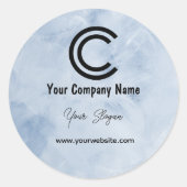 業務 ラウンドシール (正面)