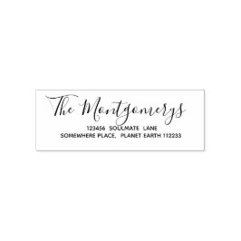 業務 |個人用差出人住所の作成 セルフインキングスタンプ