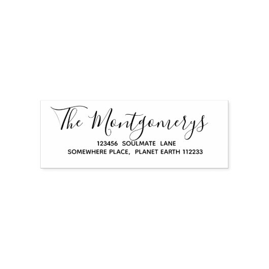 業務 |個人用差出人住所の作成 セルフインキングスタンプ (デザイン)