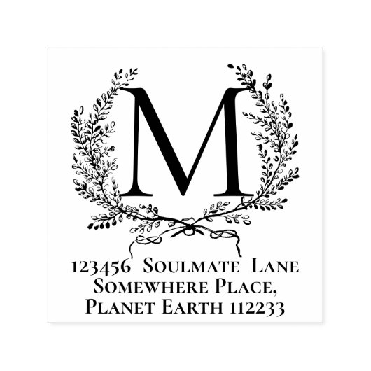 業務 |個人用差出人住所の作成 セルフインキングスタンプ (デザイン)