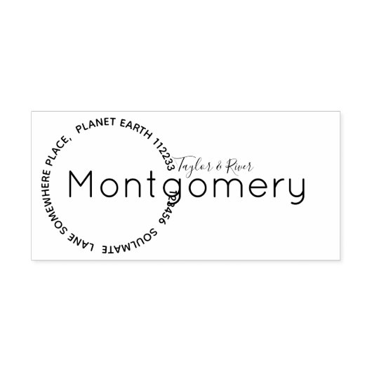 業務 |個人用差出人住所の作成 ラバースタンプ (インプリント)