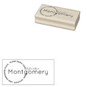 業務 |個人用差出人住所の作成 ラバースタンプ (押印)