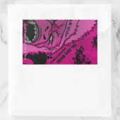 業界のステッカーを1つ閉じる 長方形シール (バッグ)