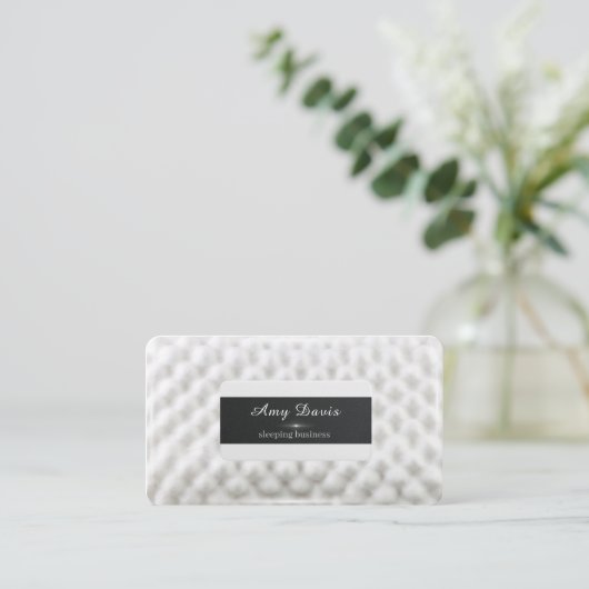 業界のプロフェッショナル、それが優雅さとスティを醸し出す 名刺 (スタンド正面)