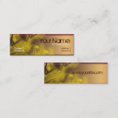 業界グランジのミニ名刺 スキニー名刺 (正面/裏面)