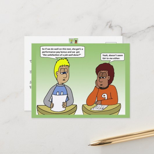 業績支払はがき ポストカード (正面/裏面インサイチュ)