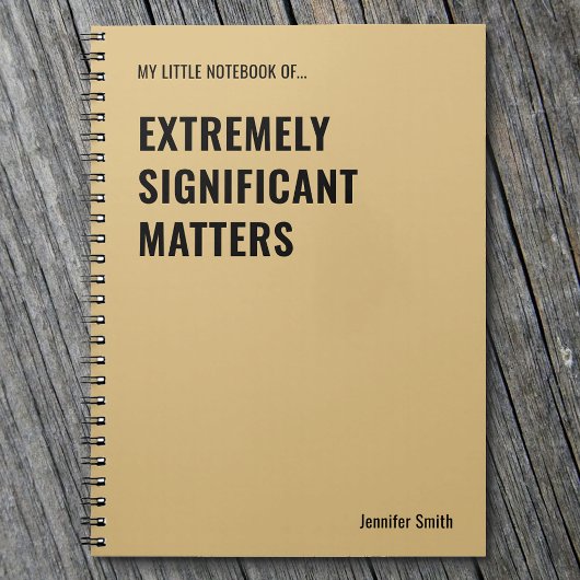 極めて重要な事項のおもしろい引用文 ノートブック