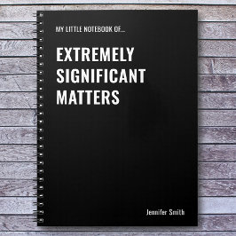 極めて重要な事項のおもしろい引用文 ノートブック