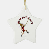 極ヴォールト-赤(ライト) セラミックオーナメント (右)