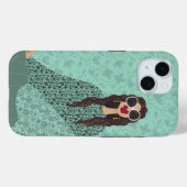極上のフェミニンアートイラスト ファッションアート Case-Mate iPhoneケース (裏面 (横))