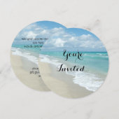 極上のリラックスビーチビュー 招待状 (正面/裏面)