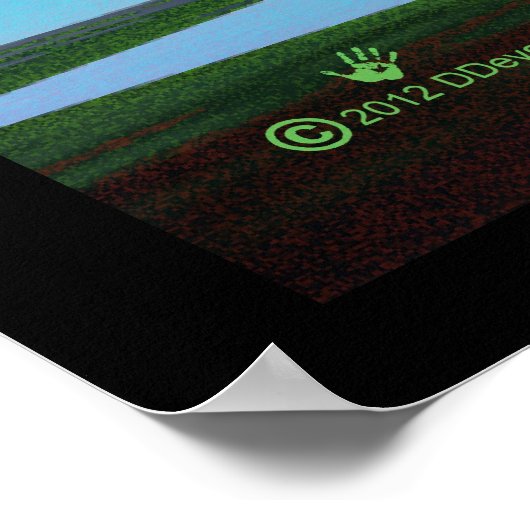 極光の極地熊 ポスター (角)