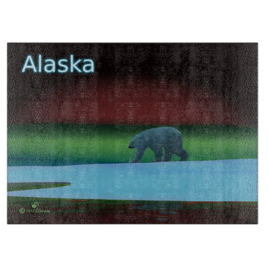 極光ポーラベア カッティングボード (正面)