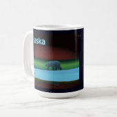 極光ポーラベア コーヒーマグカップ (正面左)