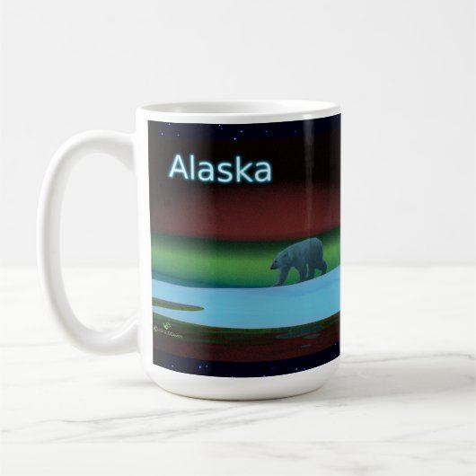 極光ポーラベア コーヒーマグカップ (左)