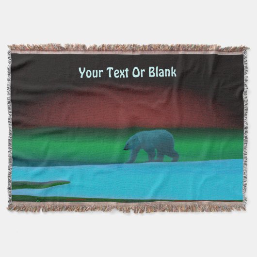 極光ポーラベア スローブランケット (正面)