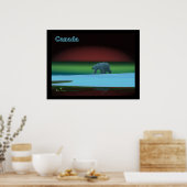 極光ポーラベア ポスター (キッチン)