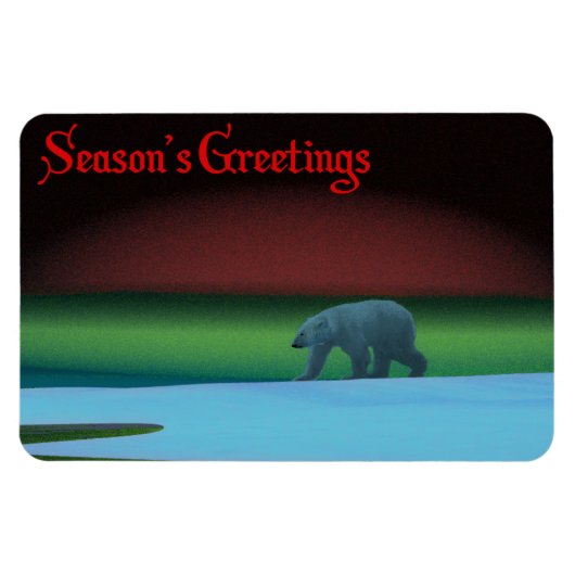 極光ポーラベア マグネット (横)